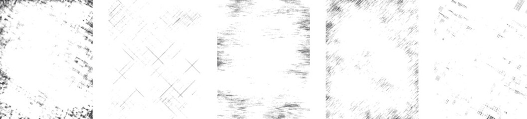 Abstract grunge rectangular frames collection. 
