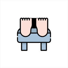 man in armchair