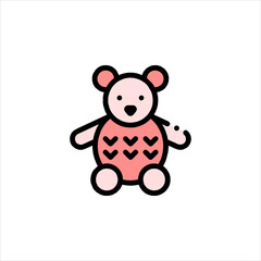 teddy bear with heart