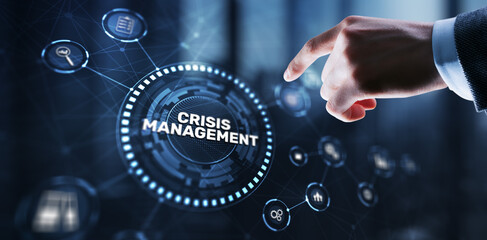Crisis management concept. Procedure for finding a solution to the crisis