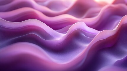 Fototapeta premium Abstract wavy folds of soft, vibrant color