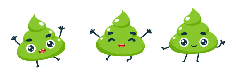 Set Cartoon images of Wasabi