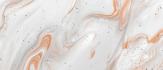 Fototapeta premium Abstract marble texture with flowing beige and white swirls creating an elegant and modern background perfect for artistic designs and creative projects with a stylish aesthetic