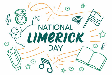 NATIONAL LIMERICK DAY vector illustration