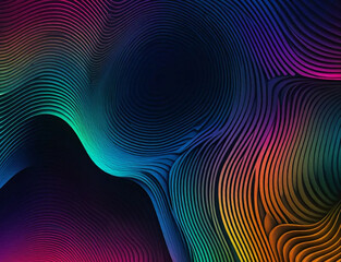 Fototapeta premium Abstract technology background. . Oil paint illustration.