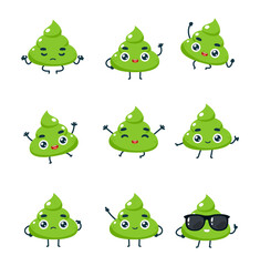 Set Cartoon images of Wasabi