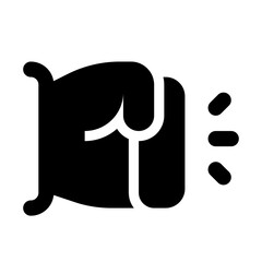 Fist Bump Simple Glyph Icon. Single icon, glyph vector icon	