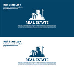 Real Estate Constructions Logo Design. Logo design