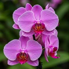 Obraz premium Orchid Radiance AI Generated