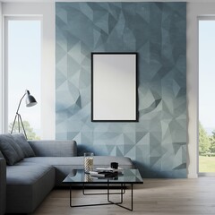 Serene Geometric Haven AI Generated