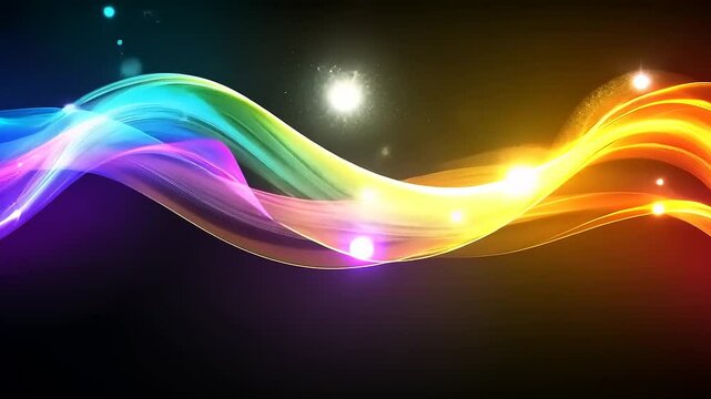 abstract colorful wave. vector background