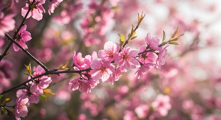 Pink Whisper of Spring AI Generated