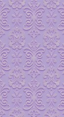 Lavender Lace Embossing AI Generated