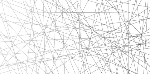 Abstract beautiful perfect random Diagonal lines background. Geometric lines pattern transparent background. Black and white abstract random chaotic liens with business banner design template, vector.