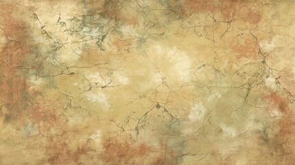 Old Parchment Texture Seamless Antique Paper with Cracks and Beige Tan Tones