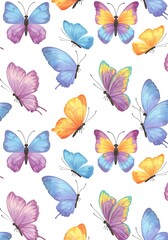 Flutter of Hues AI Generated