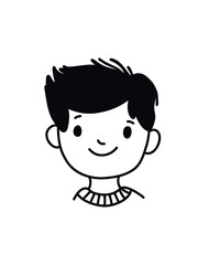 Fototapeta premium Funny boy on white background