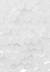 Naklejka premium Hexagonal Lightfall AI Generated