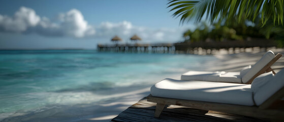 Fototapeta premium Tropical Beach Relaxation (1)