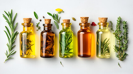 Natural cosmetics oils for skin care ai genrative