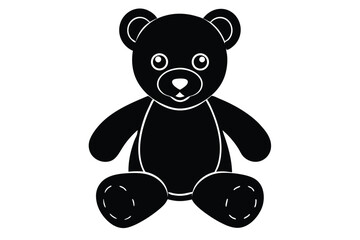 teddy bear vector icon