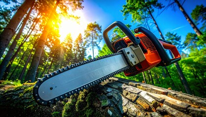 Fototapeta premium Experience the art of craftsmanship with a focused blade. 