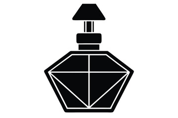 perfume bottle vector icon