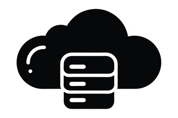 cloud storage vector icon