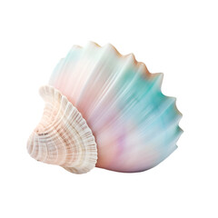 Soft pastel abstract fluffy design object