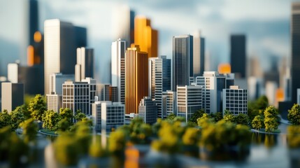 Obraz premium Evaluate the impact of demographic changes on investment opportunities, 3D animation. 