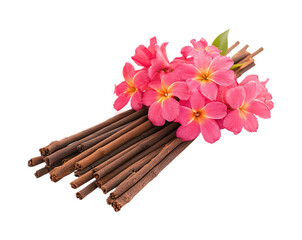 Pooja Agarbattis for Diwali and Spiritual Worship - Isolated on White Background