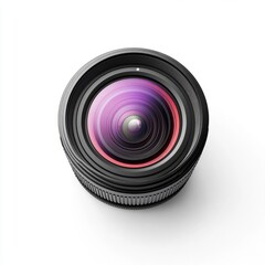 Camera lens photography equipment macro lens zoom lens for dslr and mirrorless cameras on white background