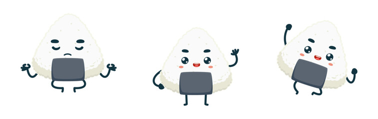 Cartoon images of The Onigiri