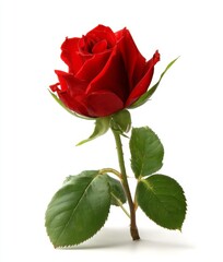 Obraz premium Close up of a beautiful red rose