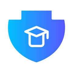 university gradient icon