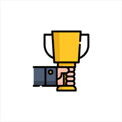 trophy cup icon