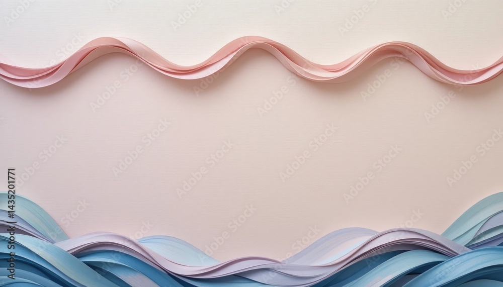 Poster creative wave patterns abstract background graphic design minimalist style horizontal view colorful 