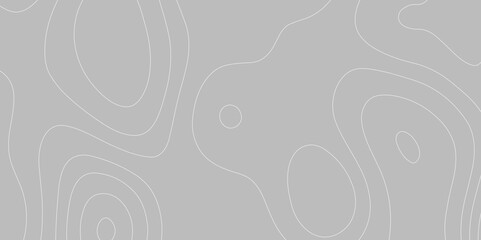 Abstract background with topographic map gray background. The stylized height of the topographic map contour in white  lines. gradient multicolor wave curve lines banner background design.
