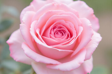 close up of a pink rose with a white background1