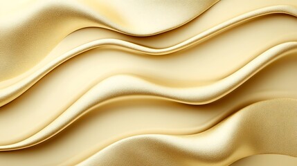 Obraz premium Golden Silk Waves Abstract Background. (2)