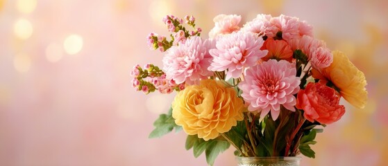 Obraz premium Beautiful Bouquet of Colorful Flowers