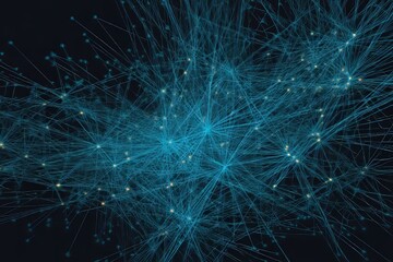 Fototapeta premium Abstract Network Connections Illustrative Image
