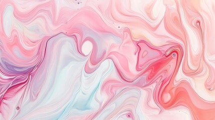Pink fluid art abstract background.