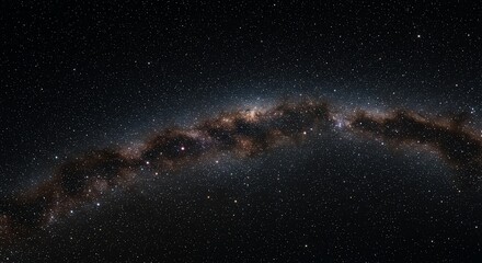 Fototapeta premium Viewing the Night Sky with Vast Starry Galaxy