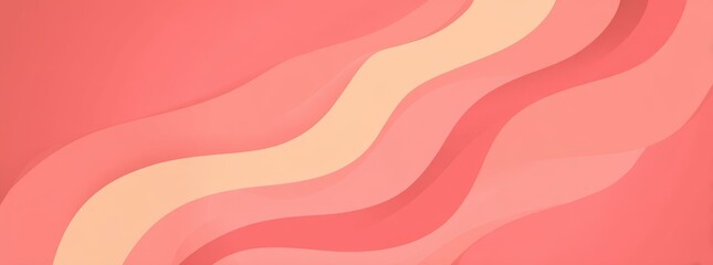 Abstract Background with Soft Colors and Wavy Lines