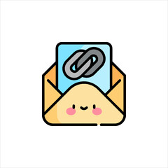 vector illustration of a funny face