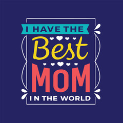Happy Mother's Day typography vector t-shirt, Mother's Day vector t-shirt design, Mug design, hoodie, cap, card, and more use