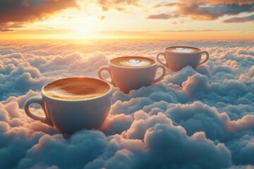 Cappuccino Cloudscape Sunrise.