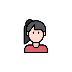 girl with headphones