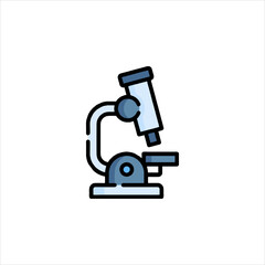 microscope isolated on white